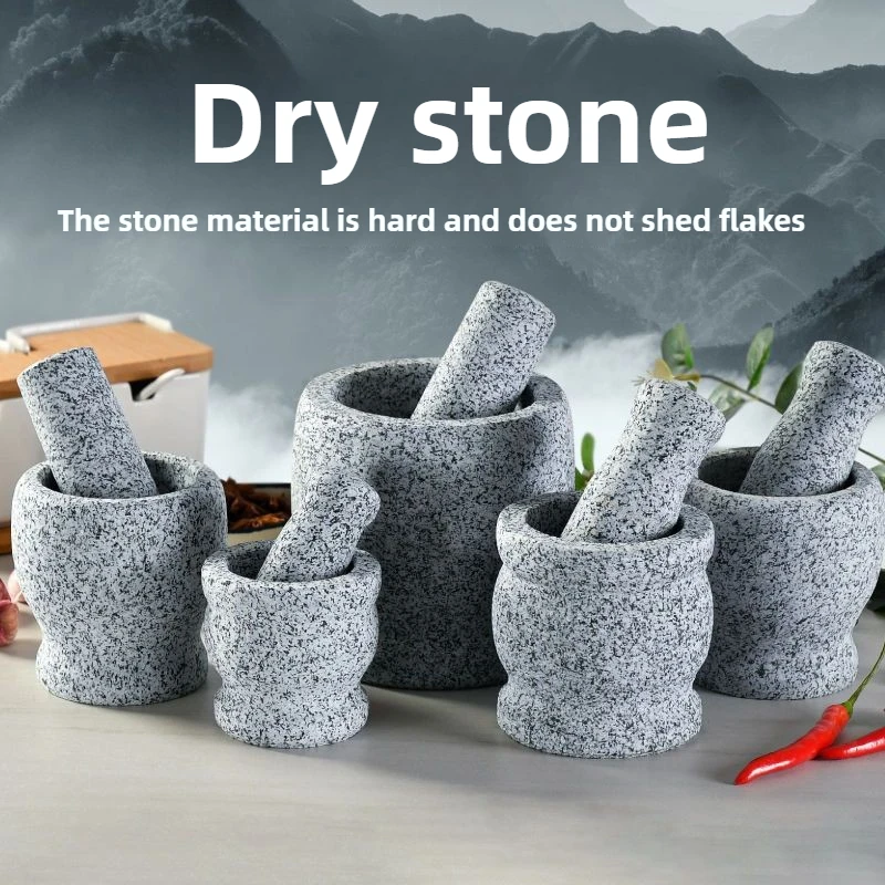 Mortar Pestle Granite - مدقة وهاون حجري من الجرانيت للمنزل