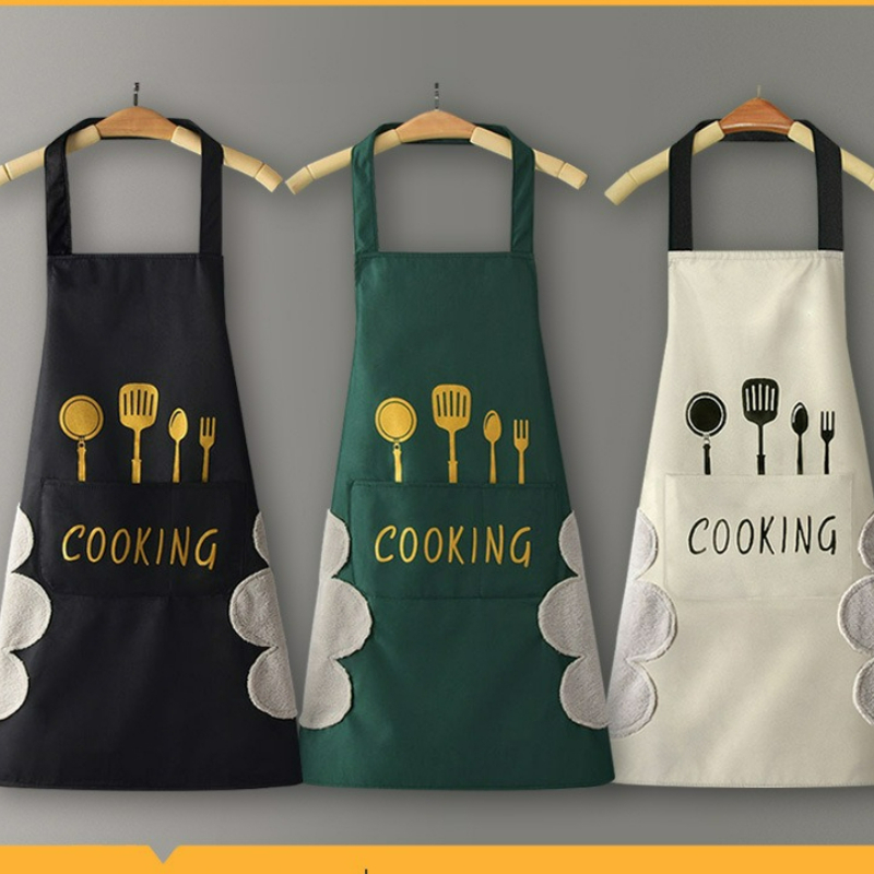 Home Cooking Oil Making Machine - مريلة مطبخ PVC بشعار مخصص مقاومة