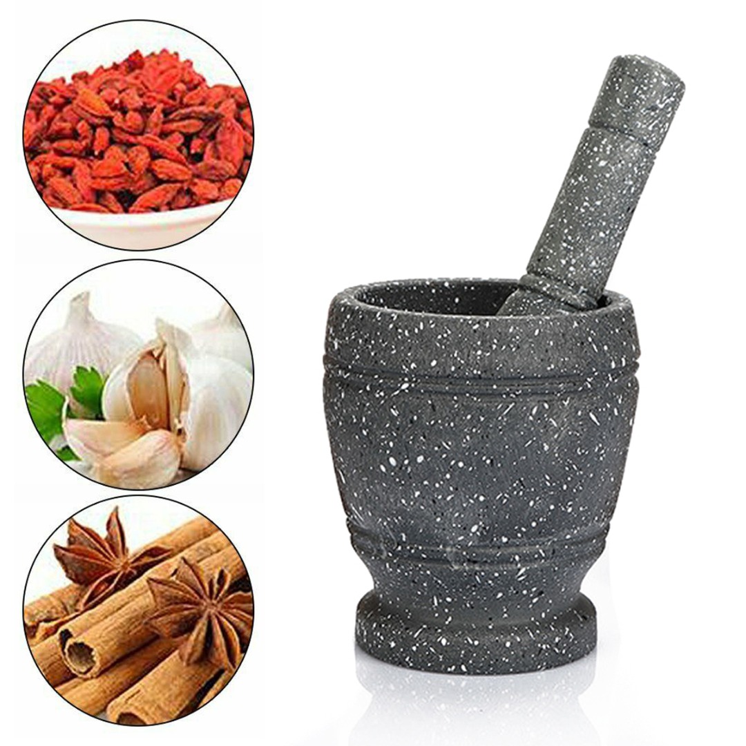 جديد مدقة الجرانيت ومدافع الها - مراجعة Mortar Pestle Granite وسعره