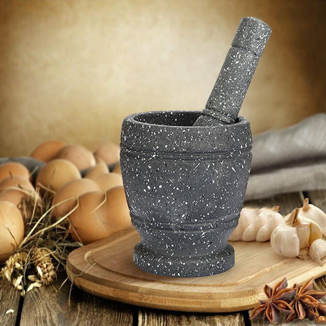 جديد مدقة الجرانيت ومدافع الها - مراجعة Mortar Pestle Granite وسعره