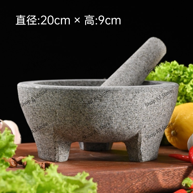مرجل ومدقة من الجرانيت الطبيعي - مراجعة Mortar Pestle Granite وسعره