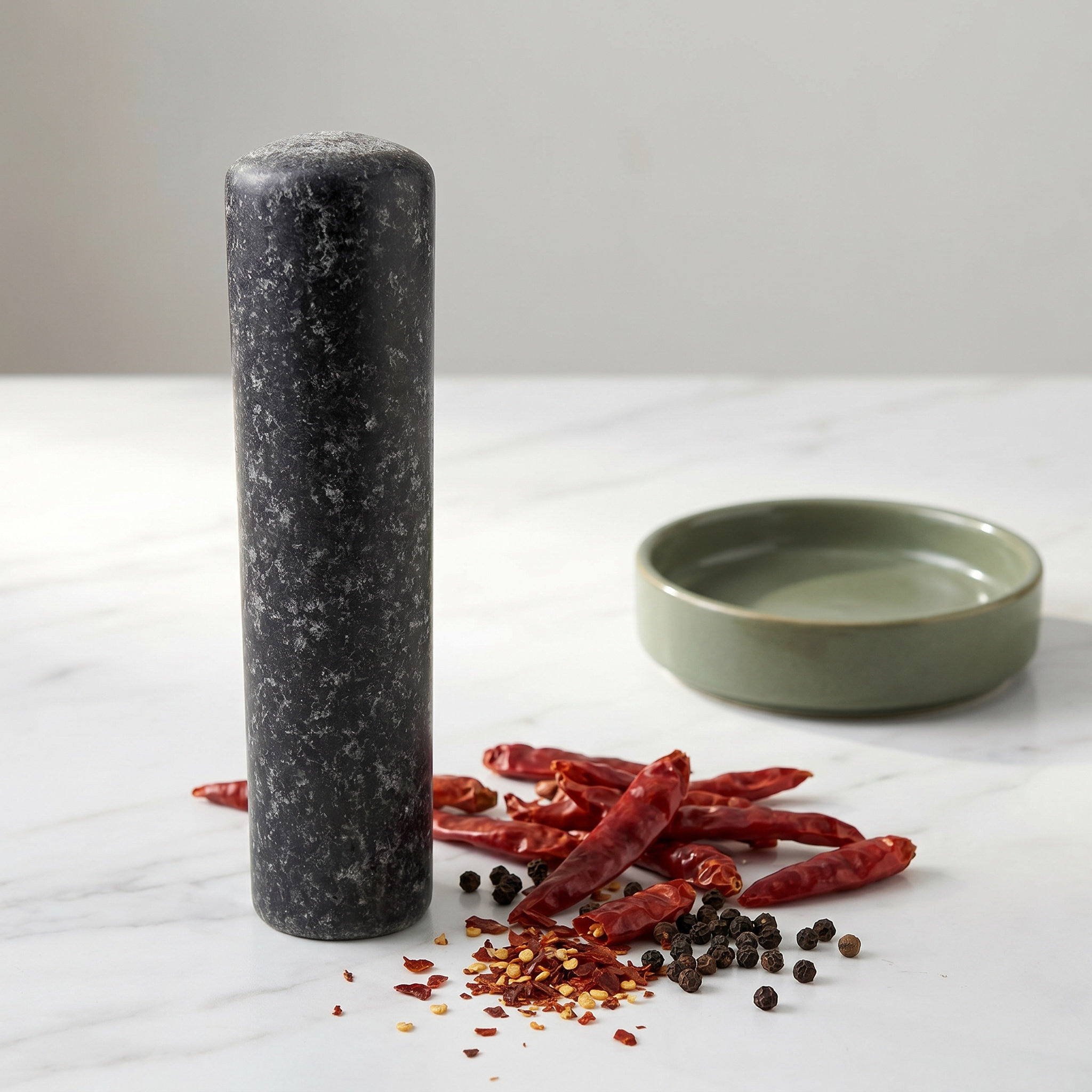 مدقة وعصا من الجرانيت الطبيعي، - مراجعة Mortar Pestle Granite وسعره