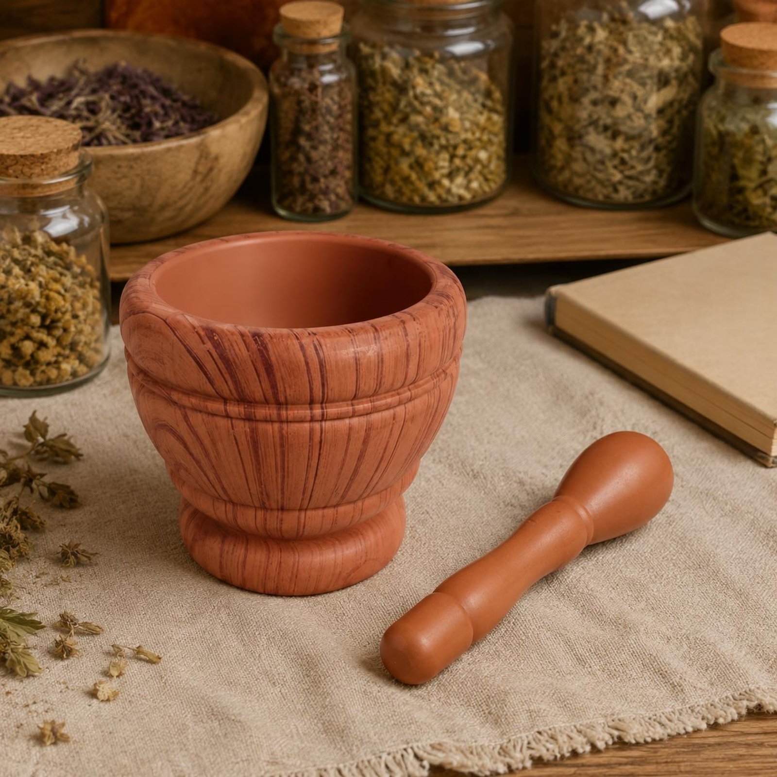 مدقة وهاون ثوم سهل التنظيف، وع - مراجعة Mortar Pestle Granite وسعره
