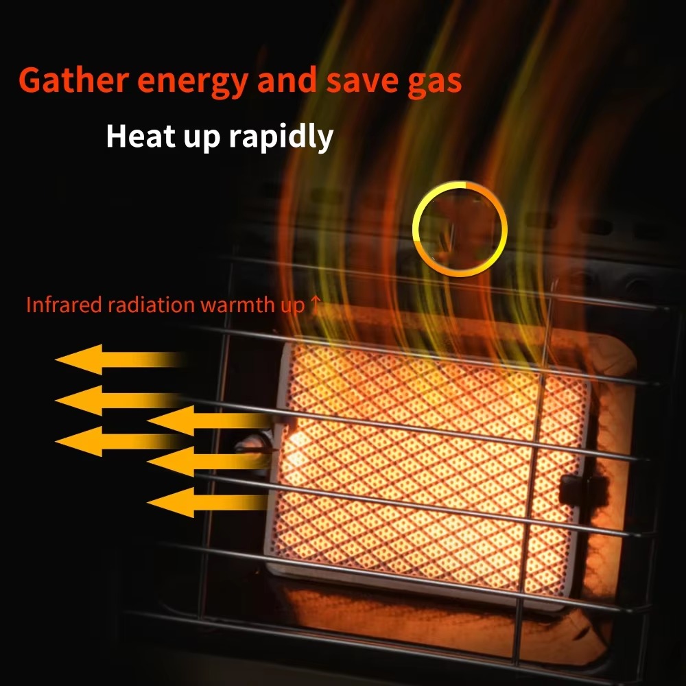 1.5KW موقد غاز محمول التدفئة ا - مراجعة Home Cooking Heater وسعره